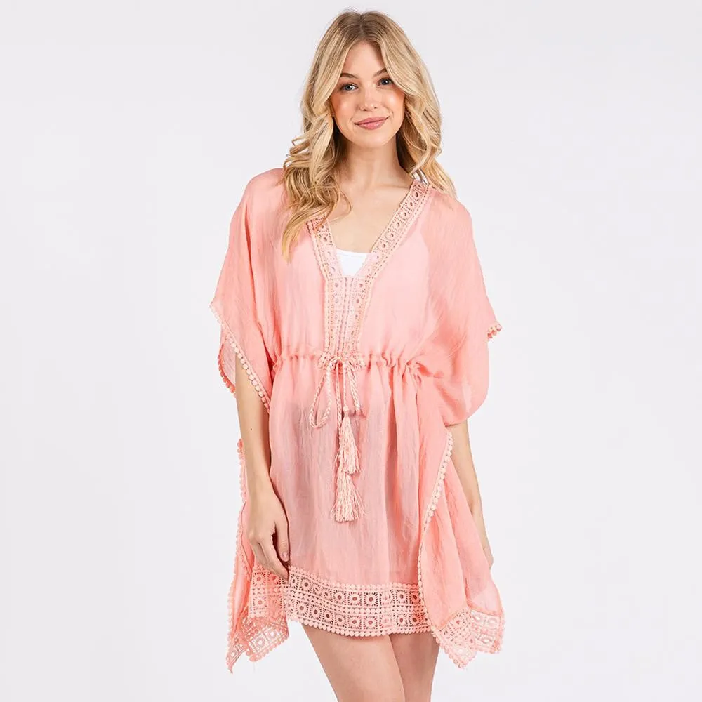 Eyelet Lace Beach Coverup