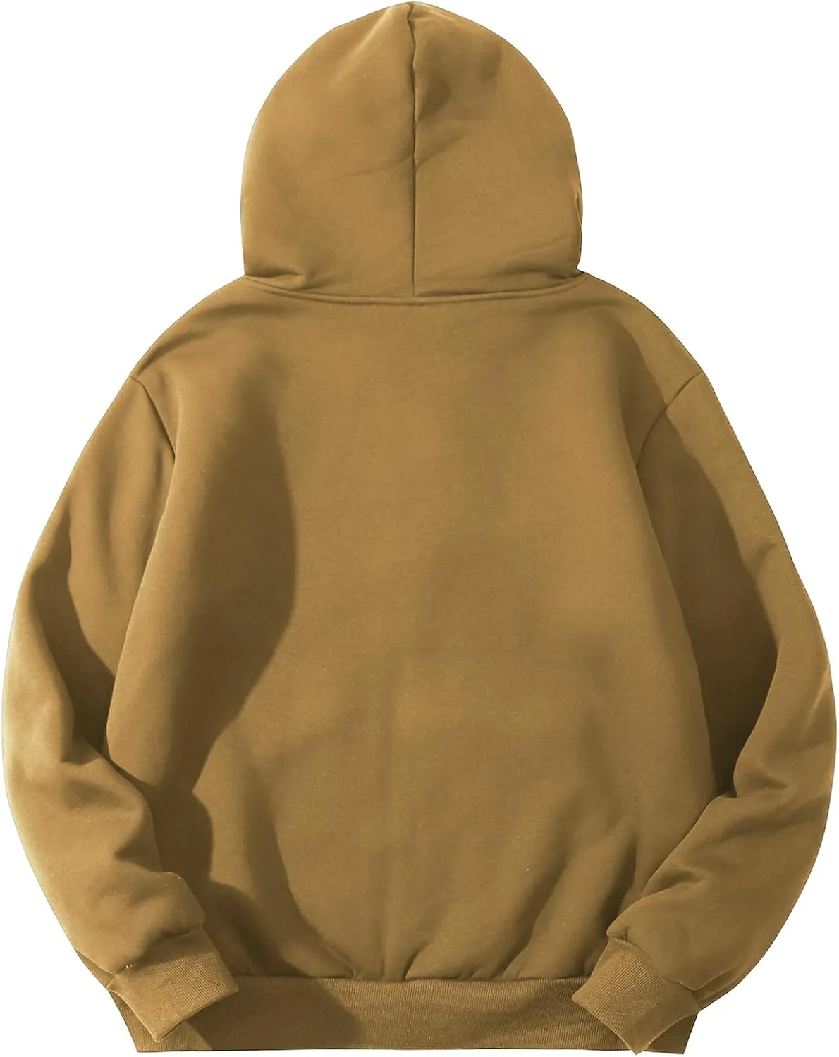 Flygo Men's Sherpa Hoodie Jacket Fleece Lined Zip Up Warm Hoodies Sweatshirt Winter Zipper Sweater Hooded Coat