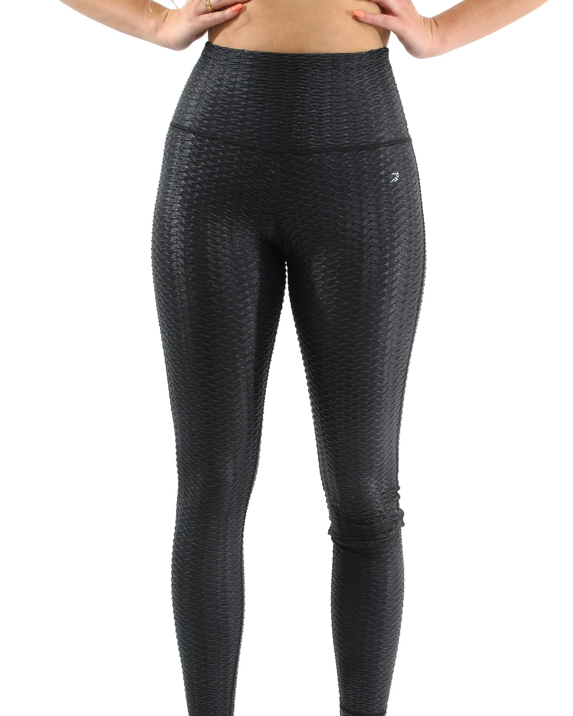 Genova Activewear Set - Leggings & Sports Bra - Black [MADE IN ITALY]