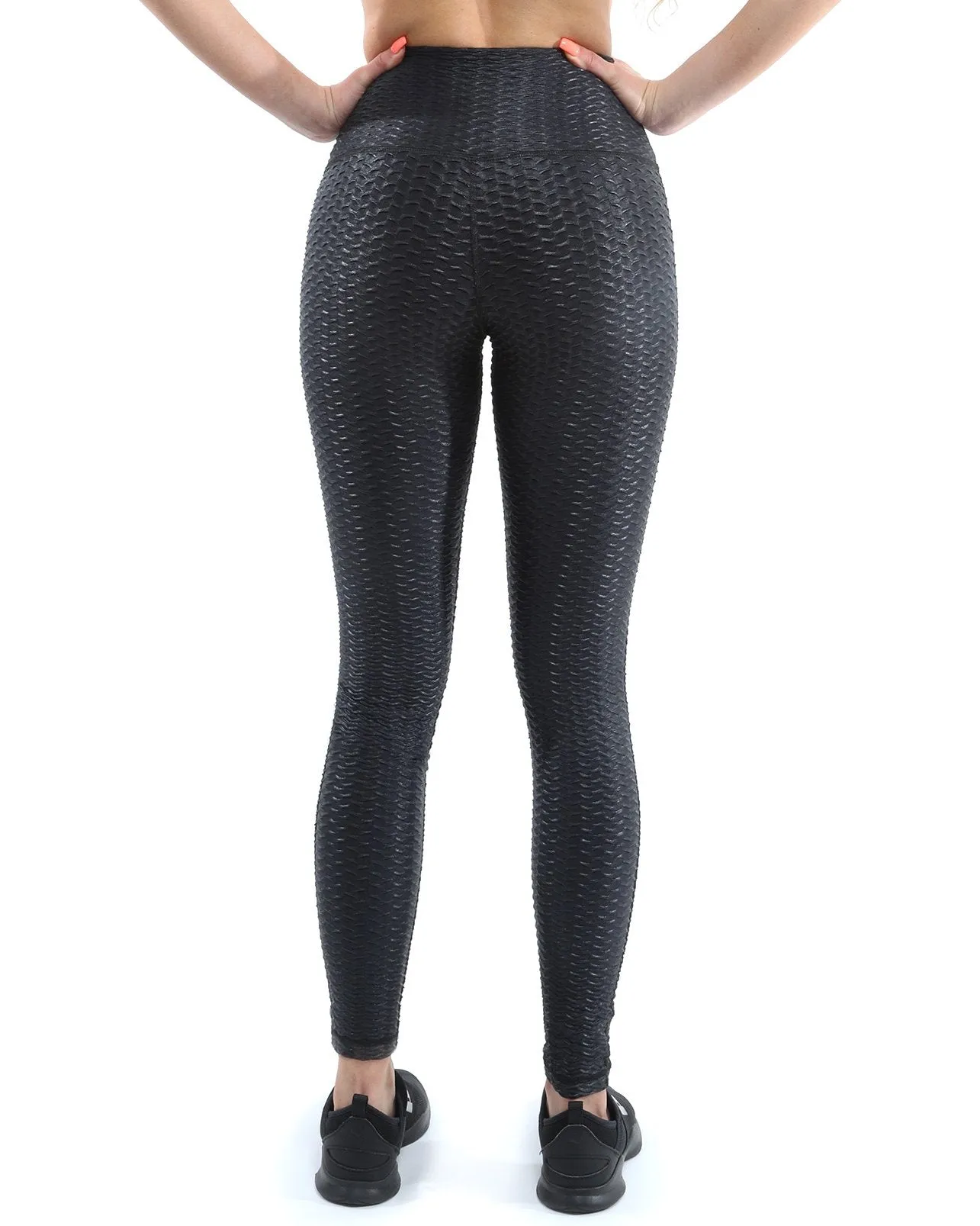 Genova Activewear Set - Leggings & Sports Bra - Black [MADE IN ITALY]
