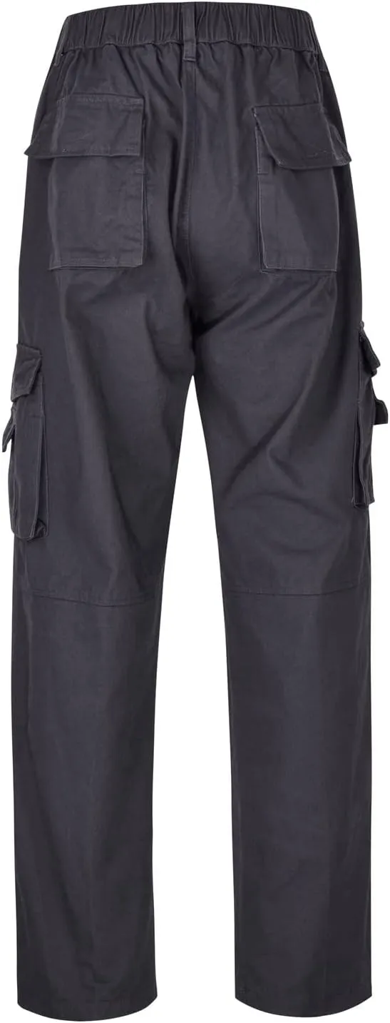 GIERIDUC Cargo Pants for Men Relaxed Fit Black Dress Pants Men Slim Fit Wide Leg Corduroy Pants Mens Stretch Suit Pants Mens