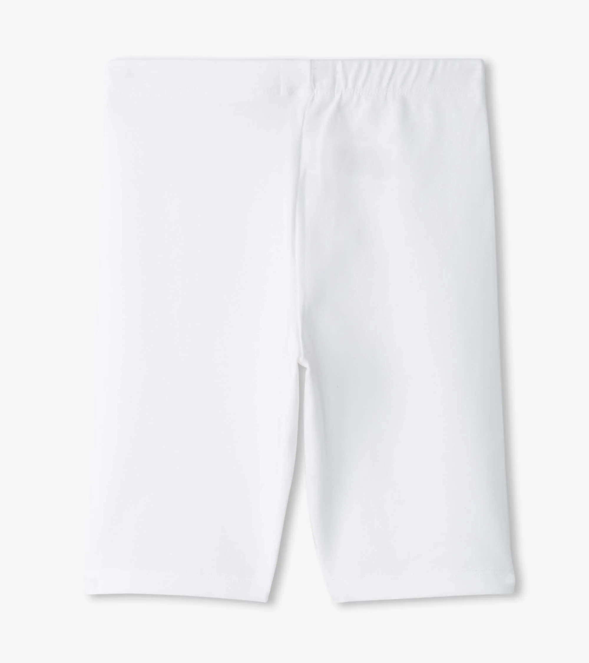 Girls White Bike Shorts