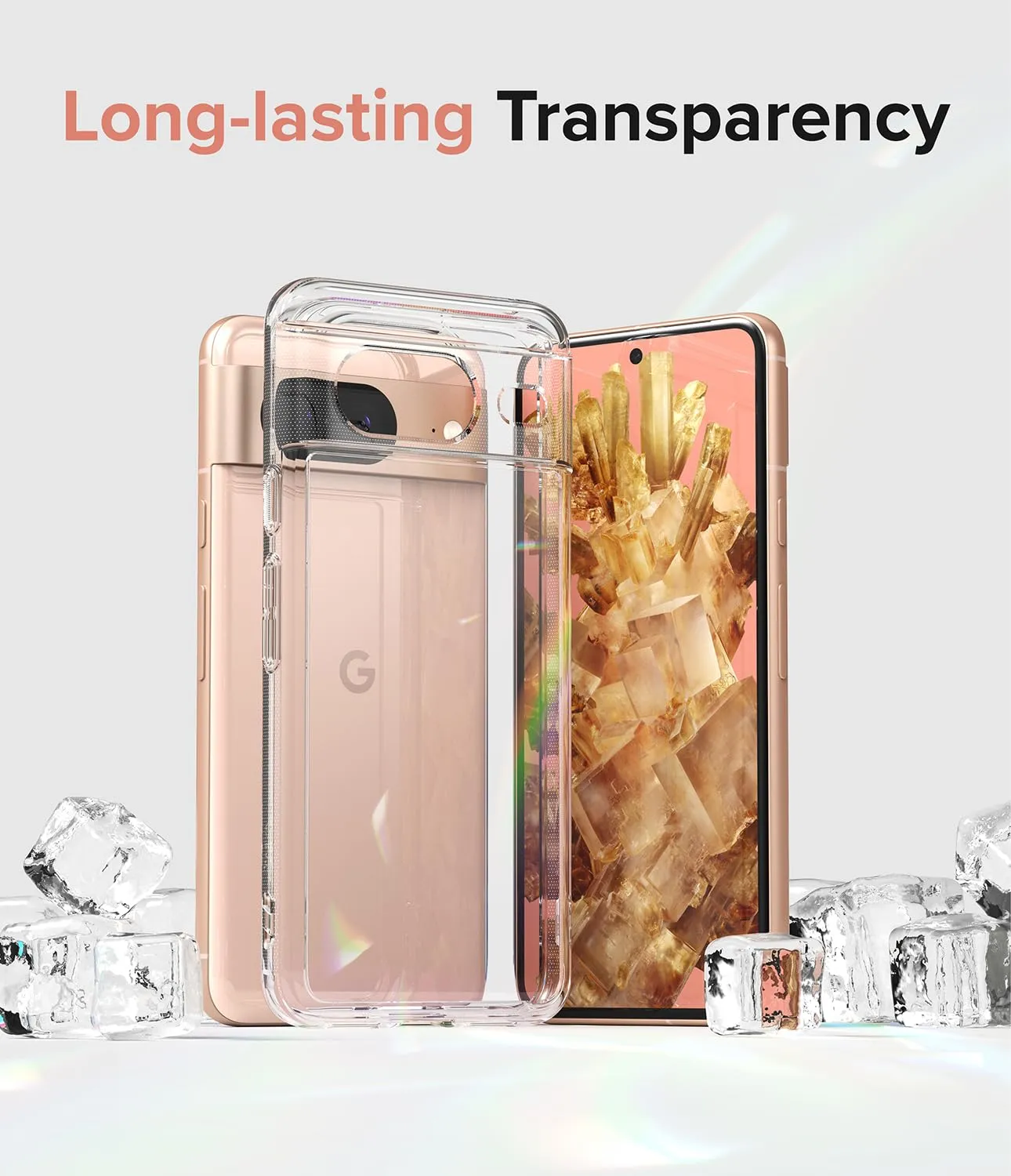 Google Pixel 8 Back Cover Case | Fusion - Clear
