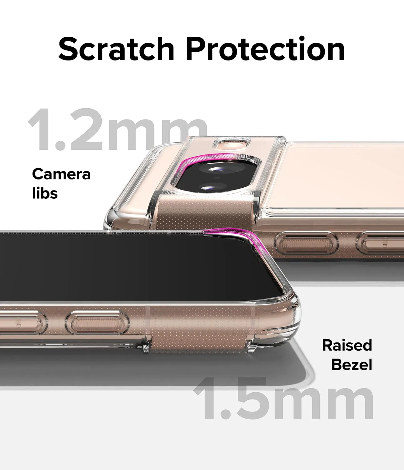 Google Pixel 8 Back Cover Case | Fusion - Clear