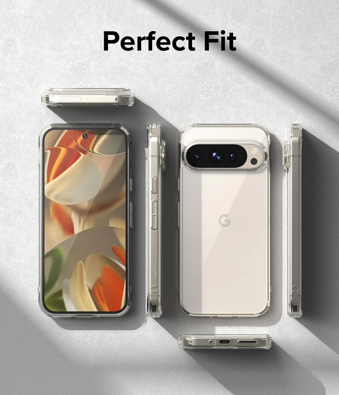 Google Pixel 9 Pro / Pixel 9 Back Cover Case | Fusion - Clear