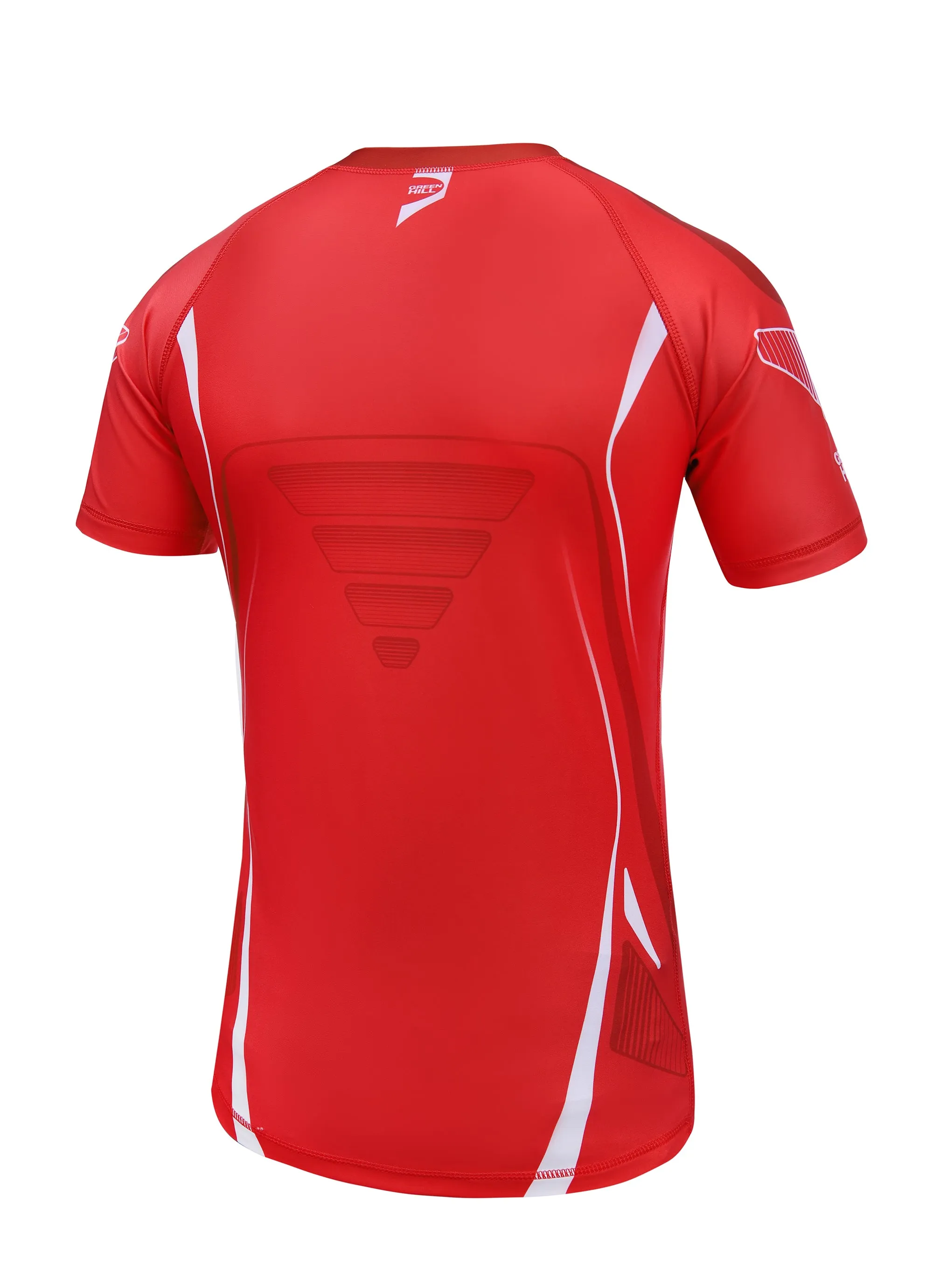 Green Hill Sublimated Rash Guard Red 2023