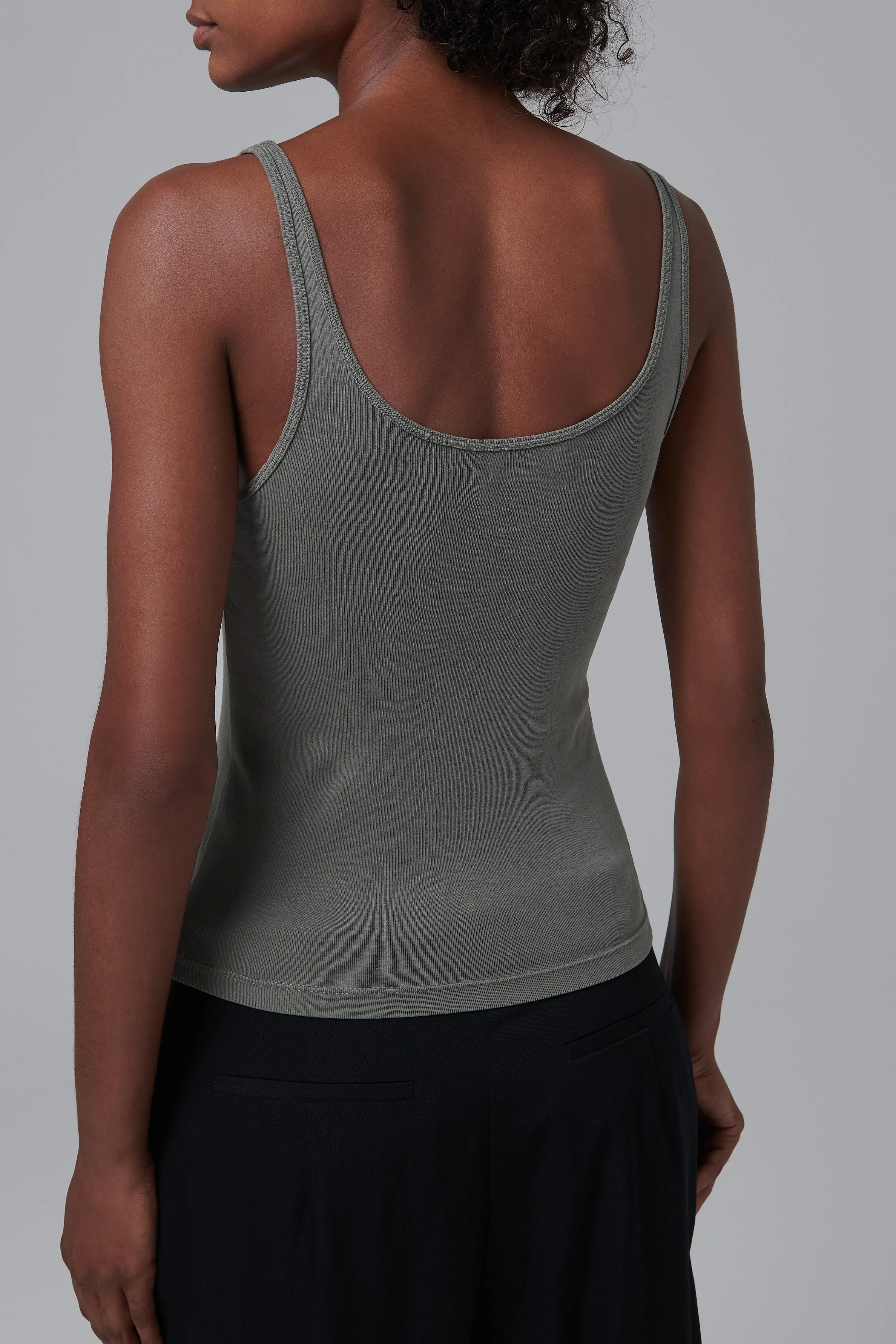 Green Organic Cotton Tank Top