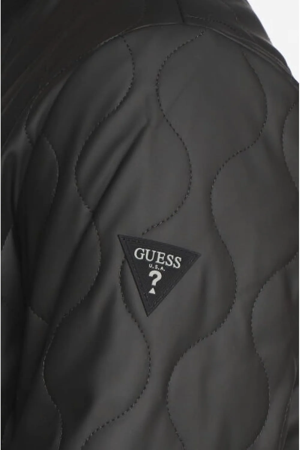 GUESS Men's Quilted Bomber