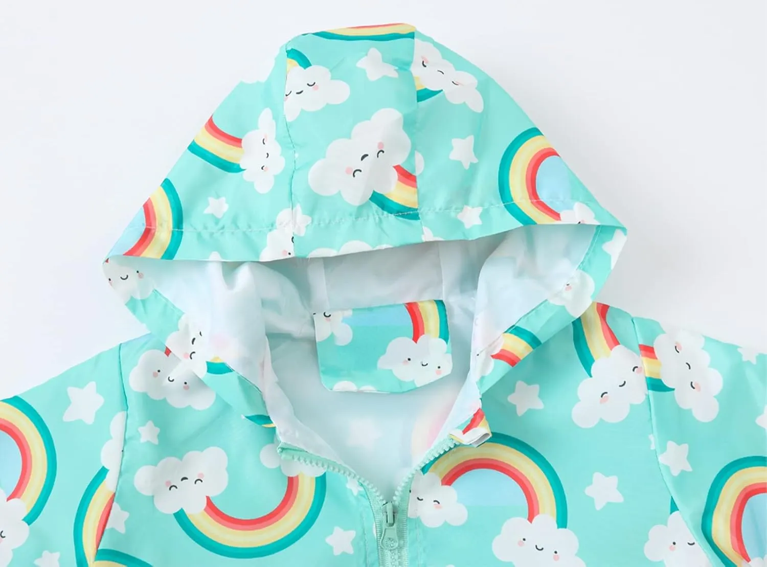 Happy Cherry Kids Boys Girls Fleece Lined Windbreaker Jacket Fashion Prints Hoodie for Fall Winter