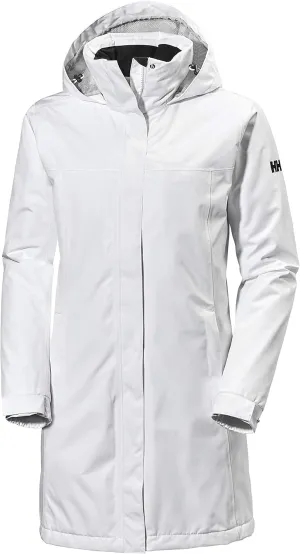 Helly-Hansen Womens Aden Insulated Waterproof Windproof Breathable Long Length Packable Hood Rain Coat Jacket