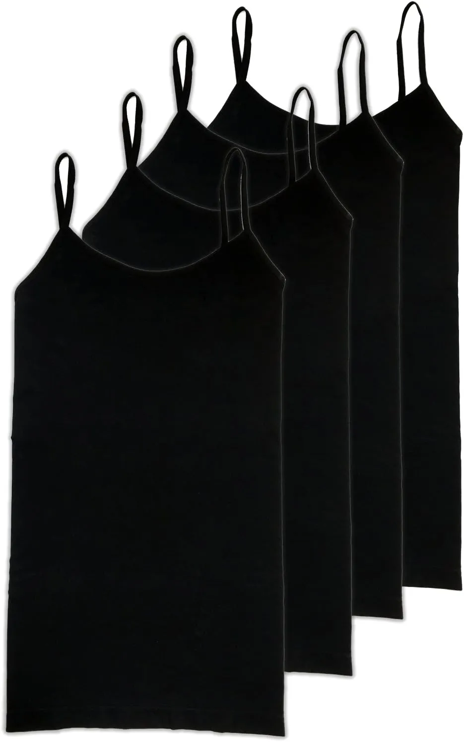 HL California Camisole 4 Way Stretch Seamless Basic Layering Top Pack of 4 *Ships from USA*