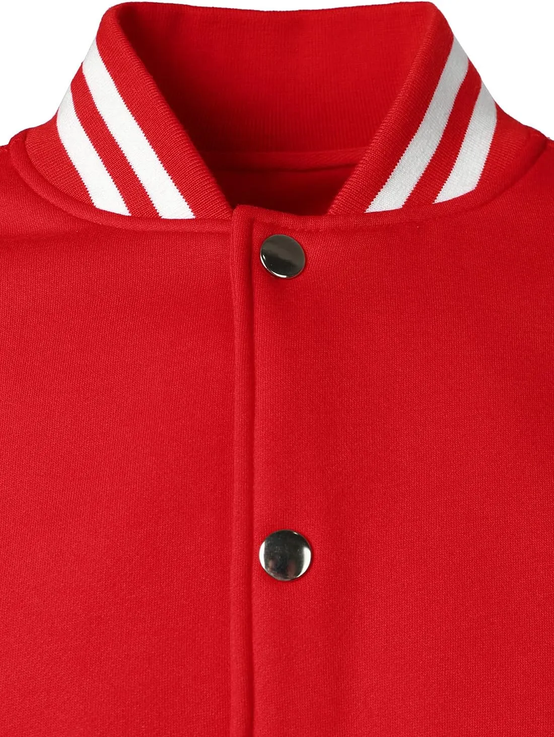 HOOD CREW Mans Varsity Baseball Jacket Cotton Blend Letterman Jackets