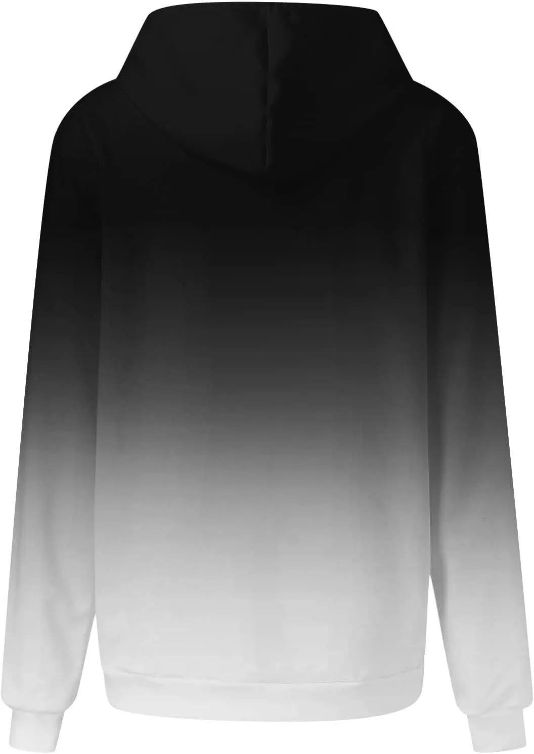 Hoodies for Women 2024 Tie Dye Gradient Drawstring Pullover Tops Baggy Trendy Loose Oversized Sweatshirts with Pockets