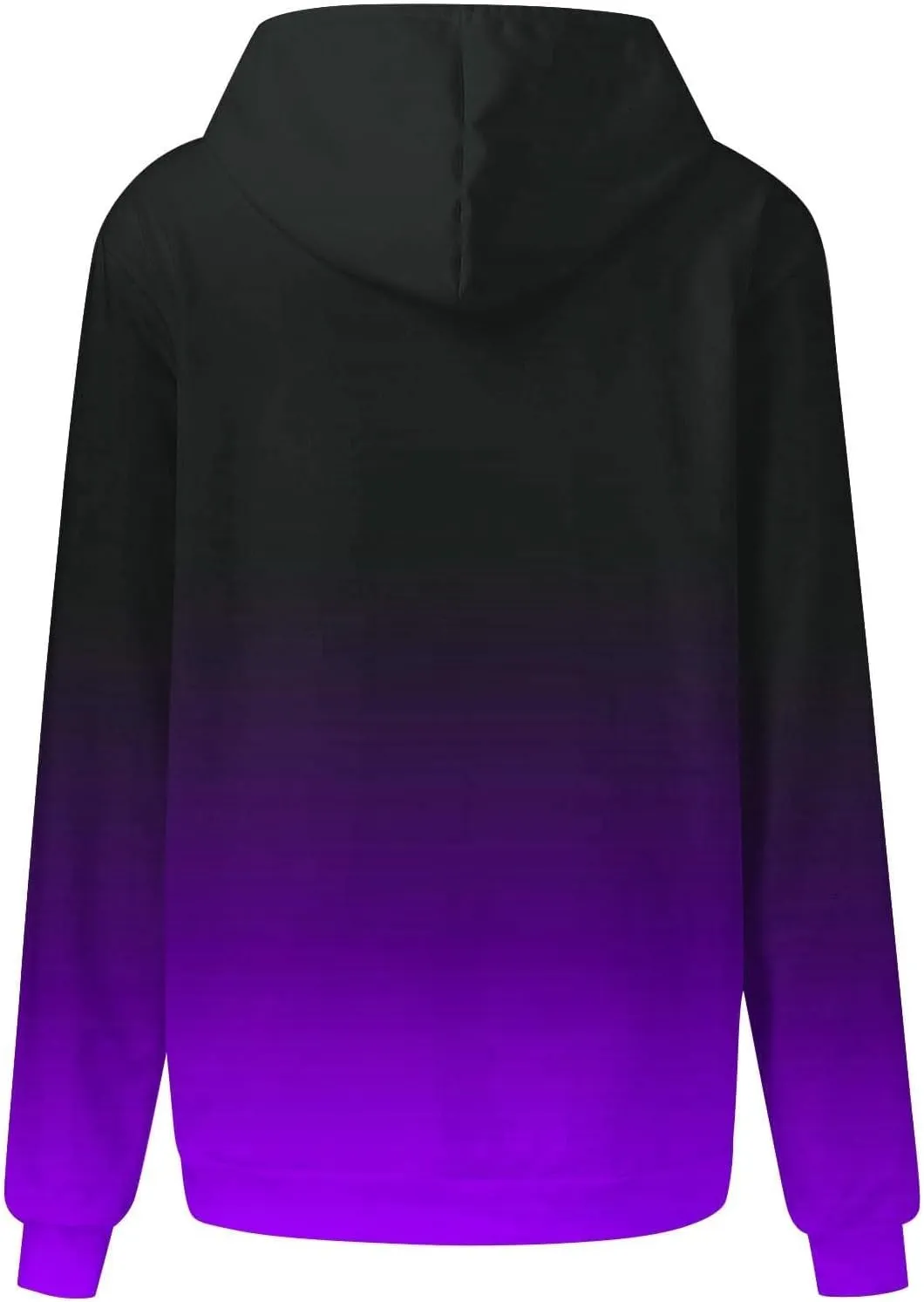 Hoodies for Women 2024 Tie Dye Gradient Drawstring Pullover Tops Baggy Trendy Loose Oversized Sweatshirts with Pockets