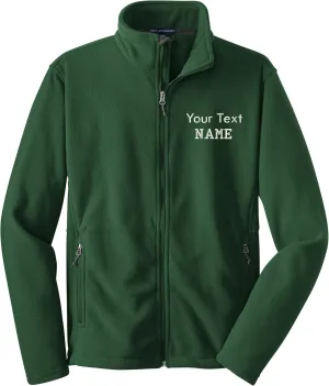 INK STITCH Men Custom Deisgn Your Own Stitching Embroidery Fleece Basic Jackets