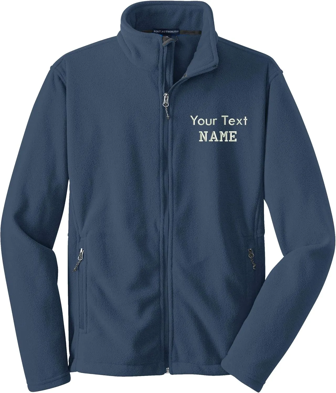 INK STITCH Men Custom Deisgn Your Own Stitching Embroidery Fleece Basic Jackets
