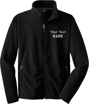 INK STITCH Men Custom Deisgn Your Own Stitching Embroidery Fleece Basic Jackets