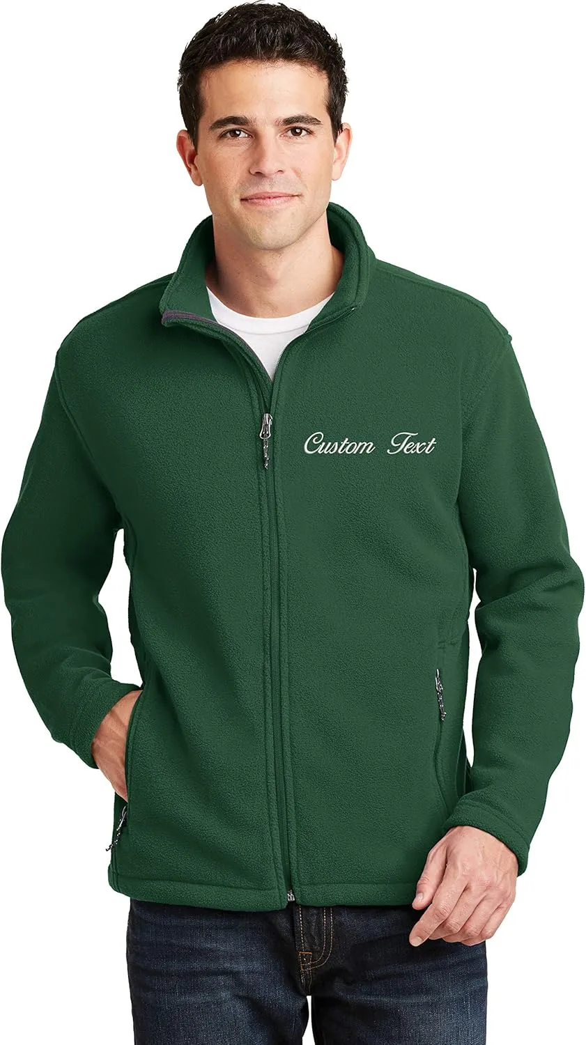 INK STITCH Men Custom Deisgn Your Own Stitching Embroidery Fleece Basic Jackets