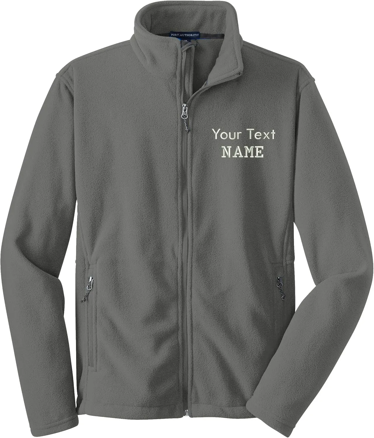 INK STITCH Men Custom Deisgn Your Own Stitching Embroidery Fleece Basic Jackets