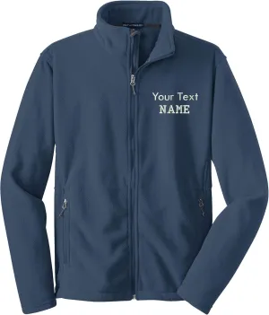 INK STITCH Men Custom Deisgn Your Own Stitching Embroidery Fleece Basic Jackets