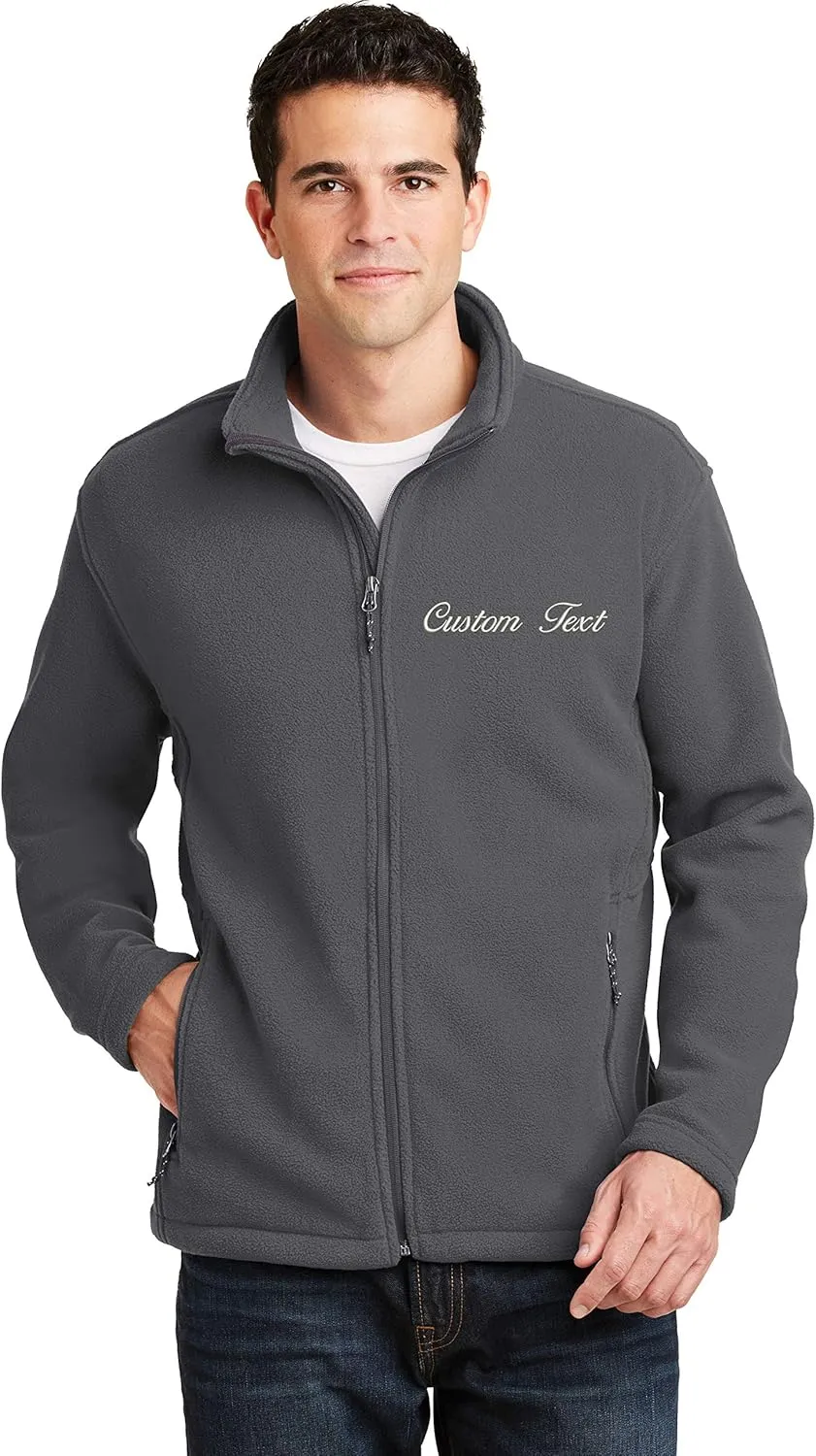 INK STITCH Men Custom Deisgn Your Own Stitching Embroidery Fleece Basic Jackets