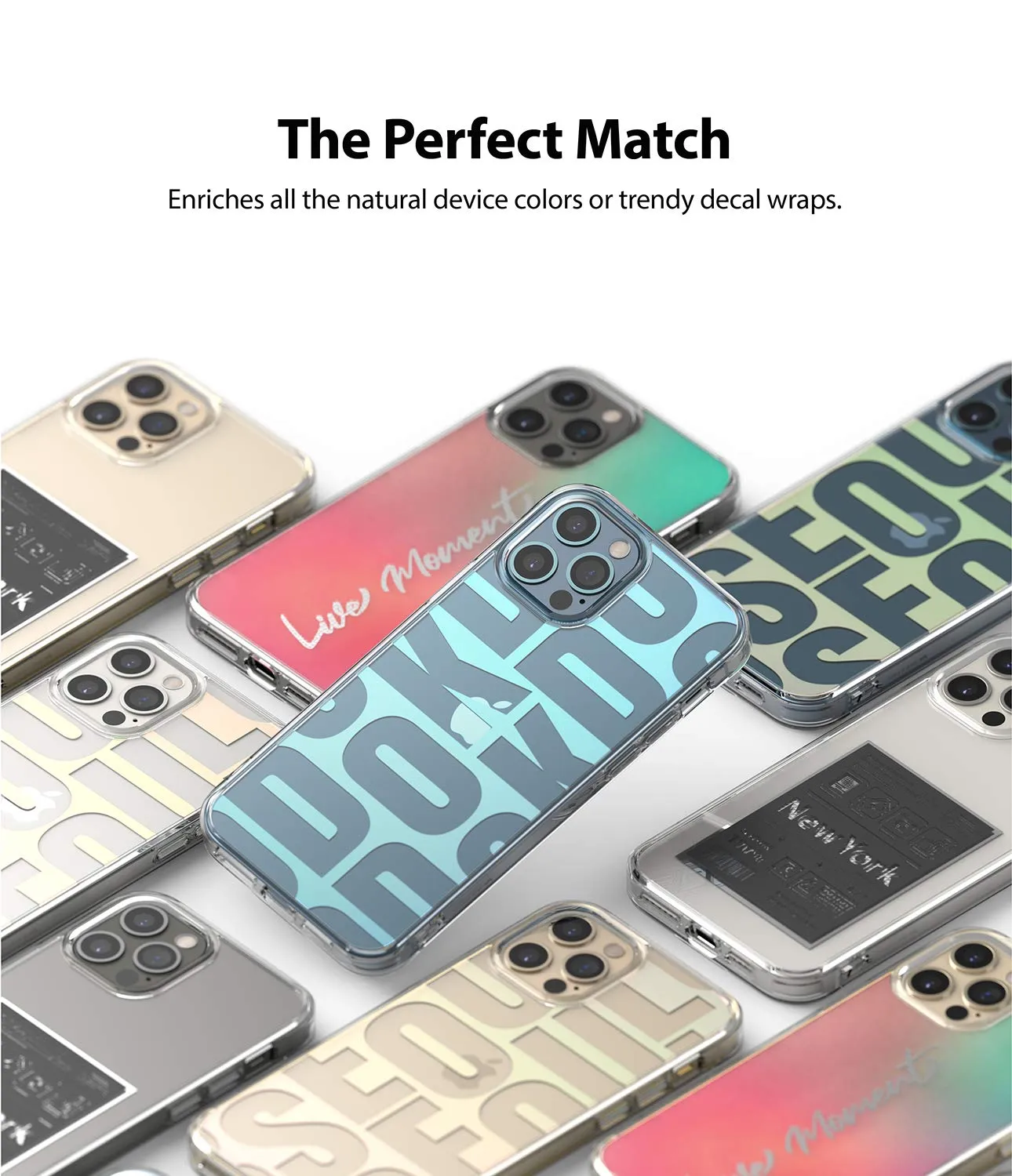 iPhone 12 Pro Max Back Cover Case | Fusion Design - Live Moment