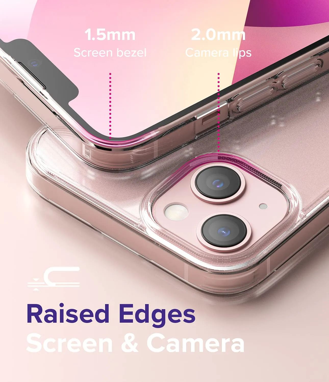 iPhone 13 Mini Back Cover Case | Fusion - Matte Clear