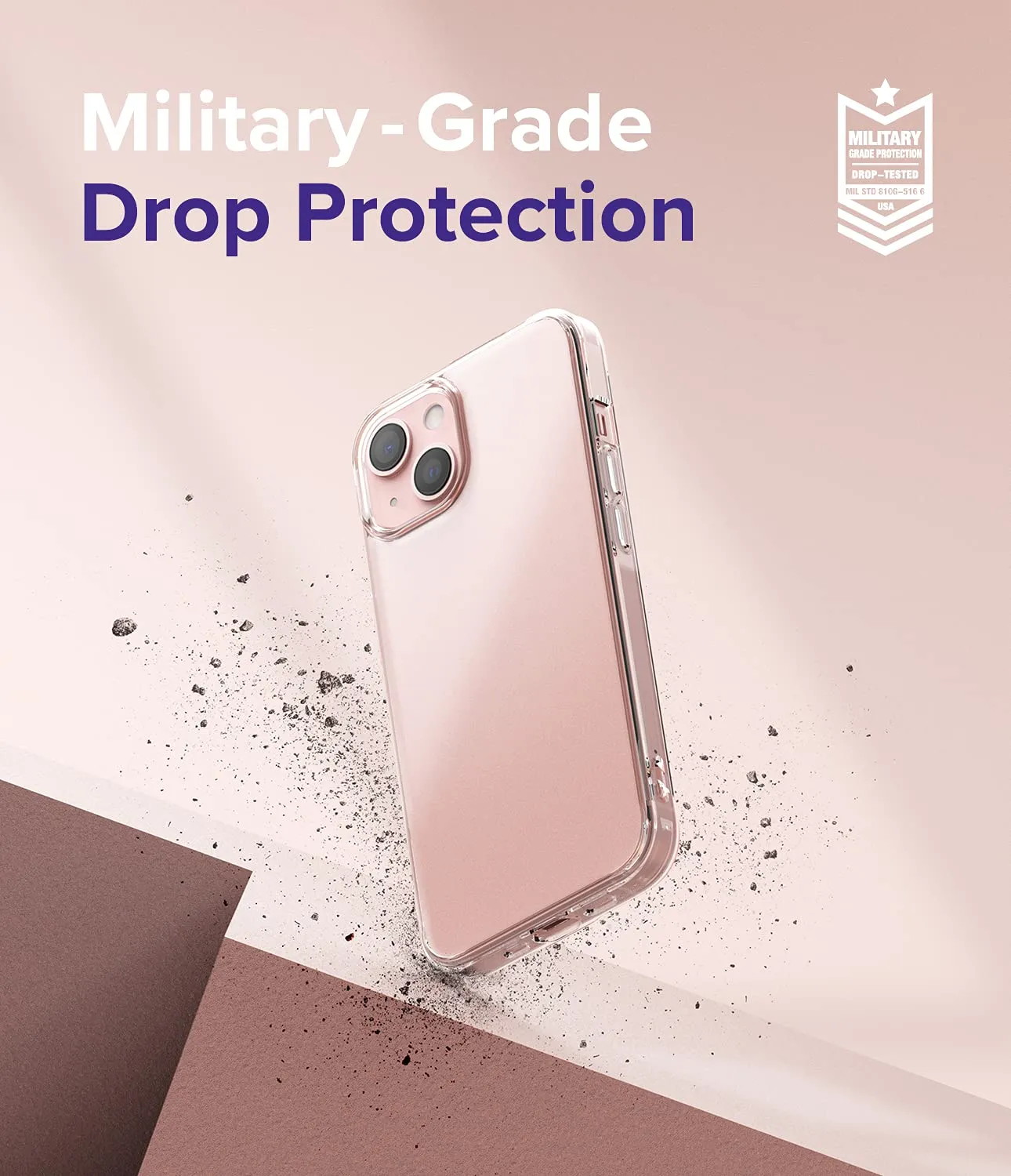 iPhone 13 Mini Back Cover Case | Fusion - Matte Clear