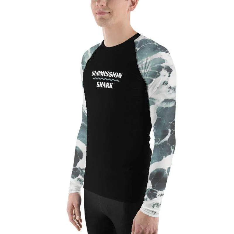 Ivory Oceans ~ Men's BJJ Rash Guard