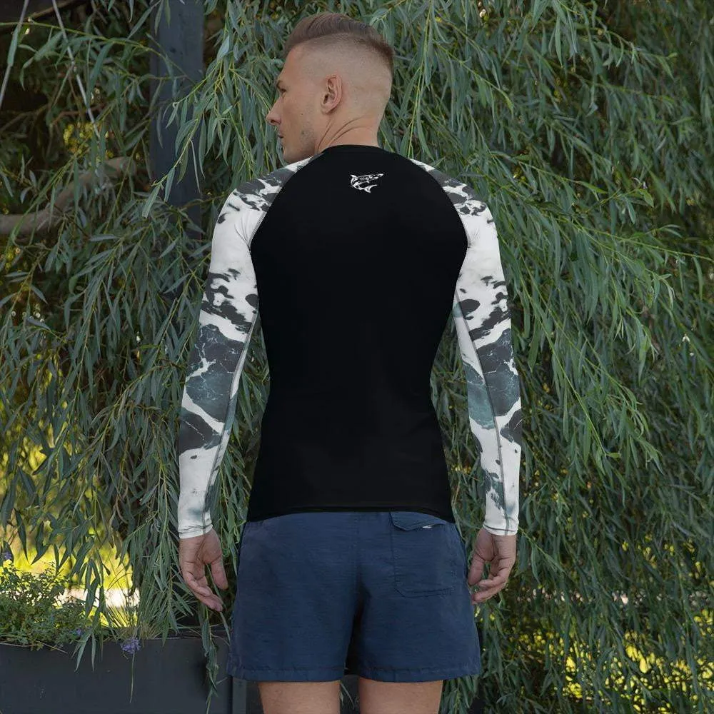 Ivory Oceans ~ Men's BJJ Rash Guard