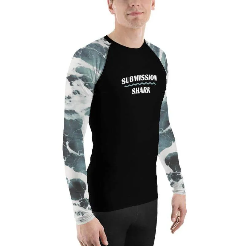 Ivory Oceans ~ Men's BJJ Rash Guard