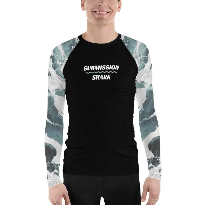 Ivory Oceans ~ Men's BJJ Rash Guard