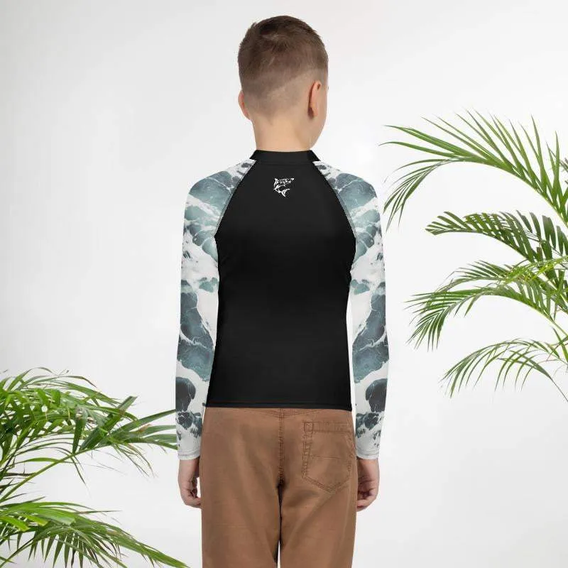 Ivory Oceans ~ Youth Rash Guard