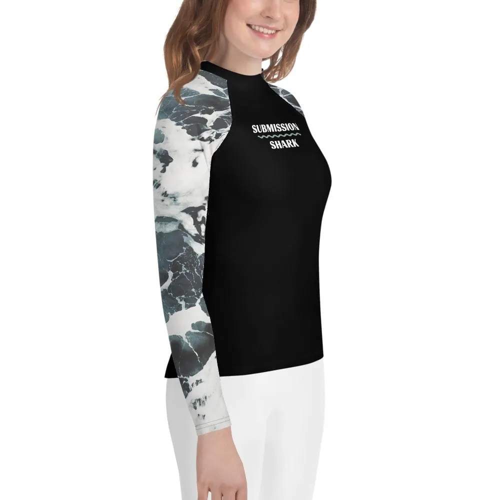 Ivory Oceans ~ Youth Rash Guard