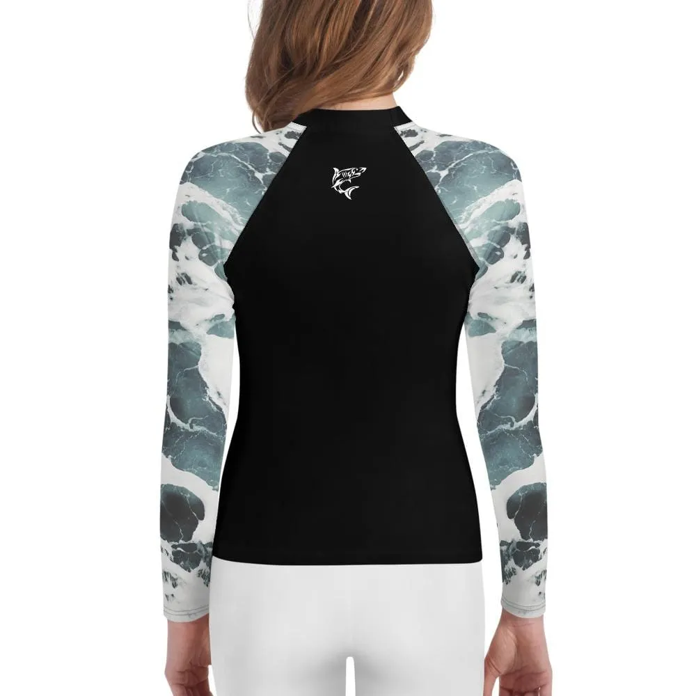 Ivory Oceans ~ Youth Rash Guard