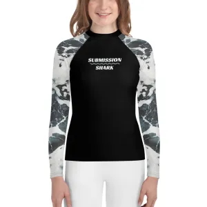 Ivory Oceans ~ Youth Rash Guard