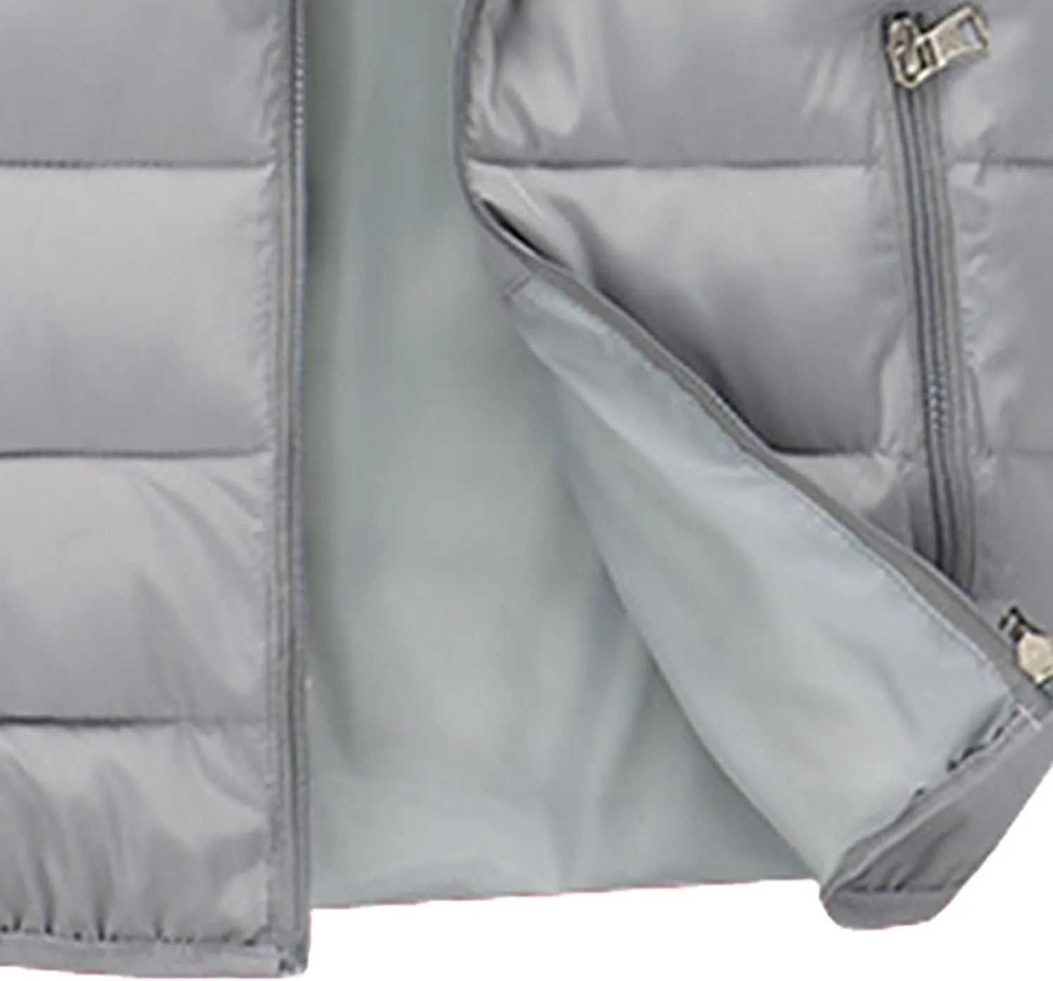 JEsilunmaMY Men's Winter Puffer Vest with Detachable Hood Sleeveless Thicken Warm Cotton Down Vest Casual Padded Vest Coats