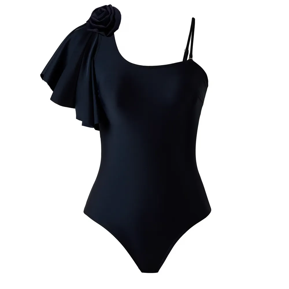 Jodi - Ruffled Floral One-Piece Swimsuit Set