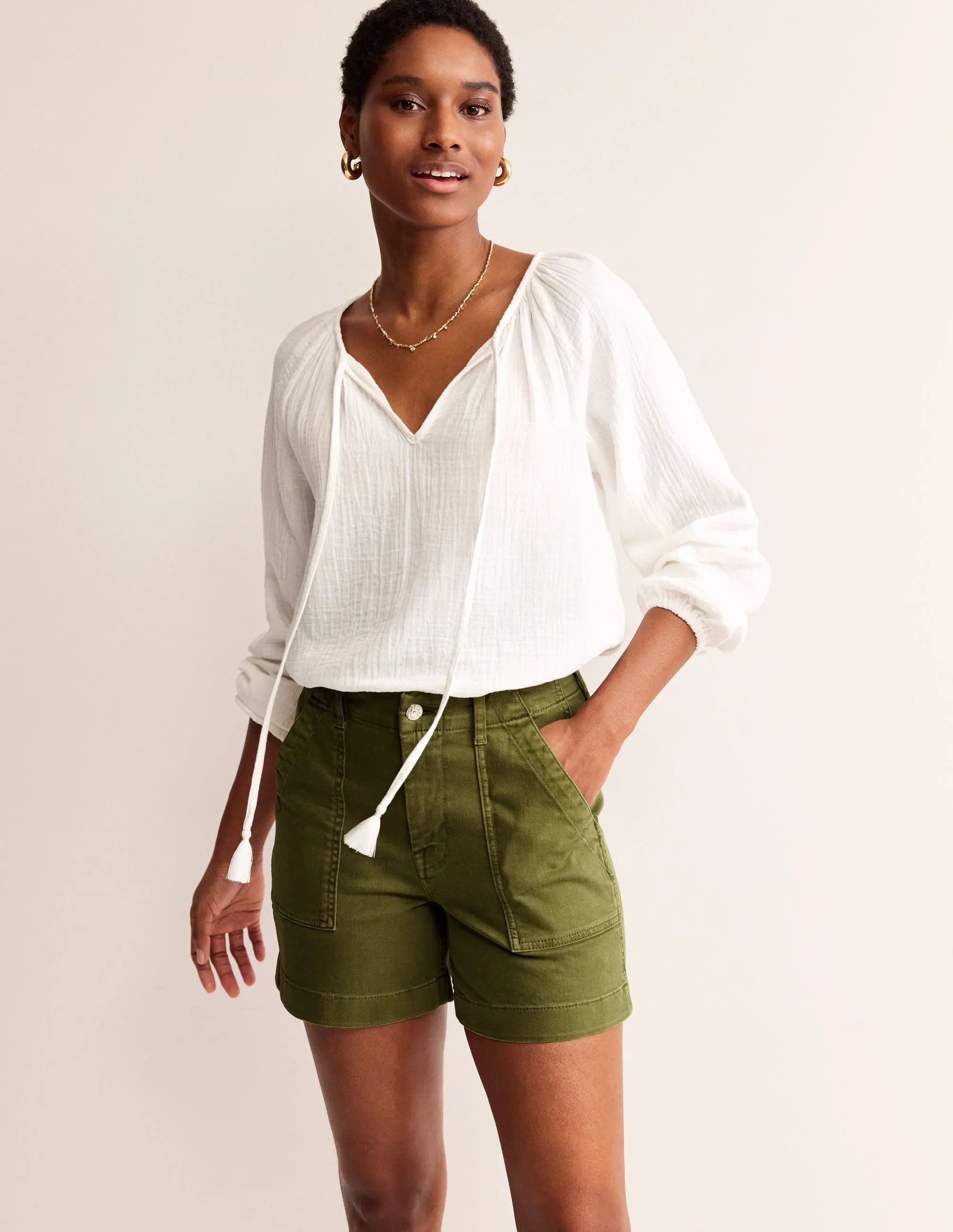 Kensington Casual Shorts-Mayfly