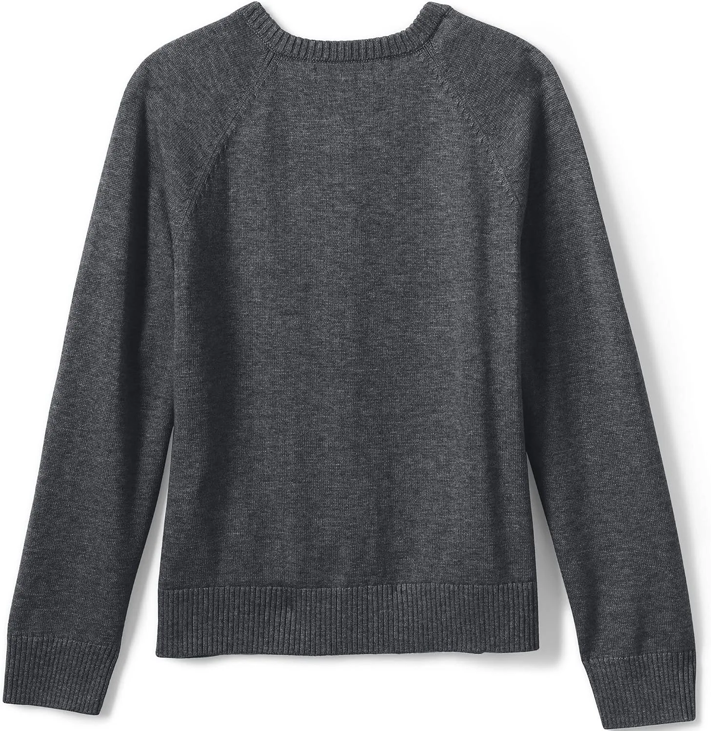 Lands' End School Uniform Girls Cotton Modal Cardigan Sweater