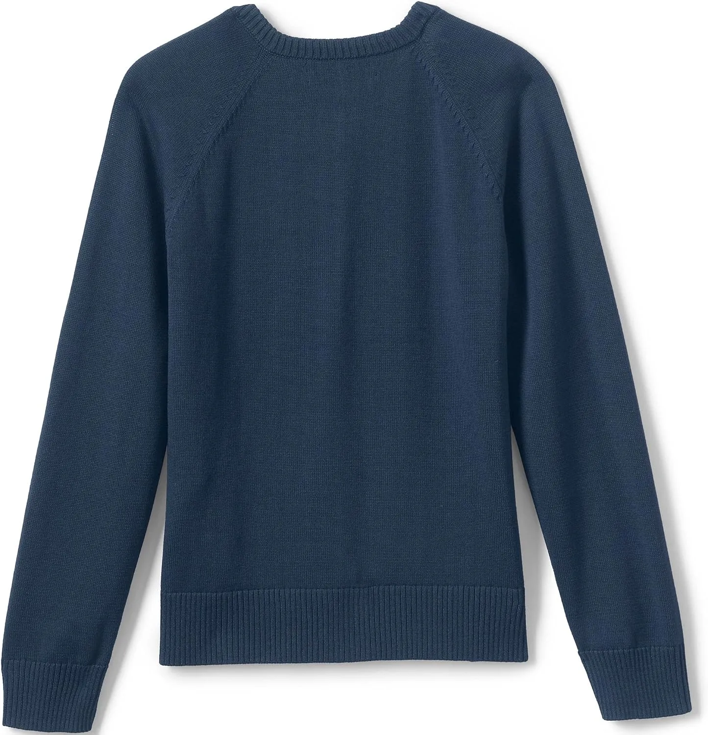 Lands' End School Uniform Girls Cotton Modal Cardigan Sweater