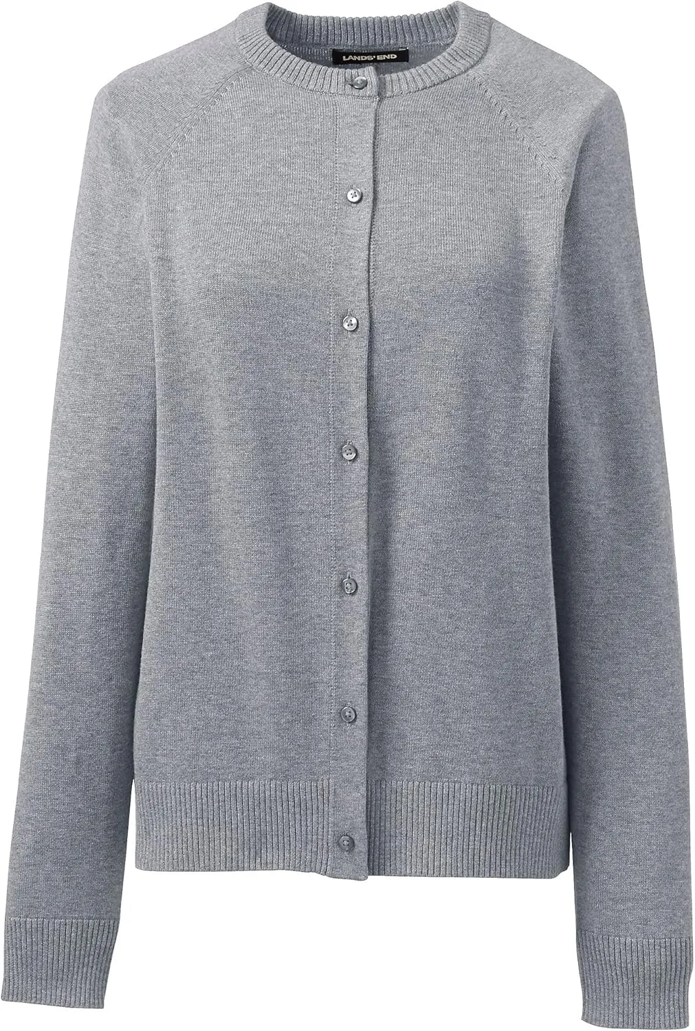 Lands' End School Uniform Young Women's Cotton Modal Cardigan Sweater