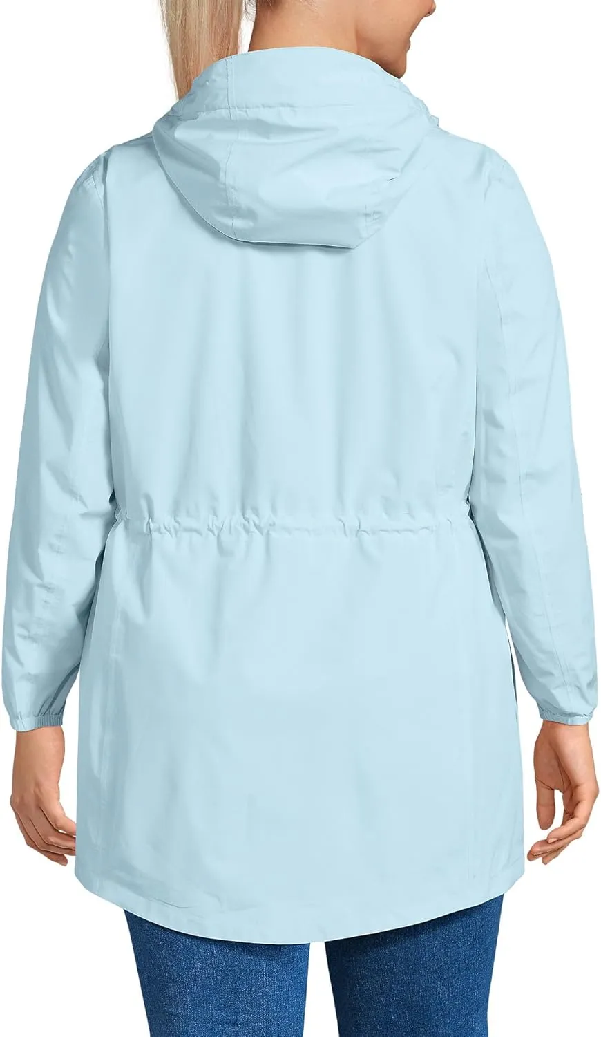 Lands' End Women's Squall Packable Waterproof Raincoat