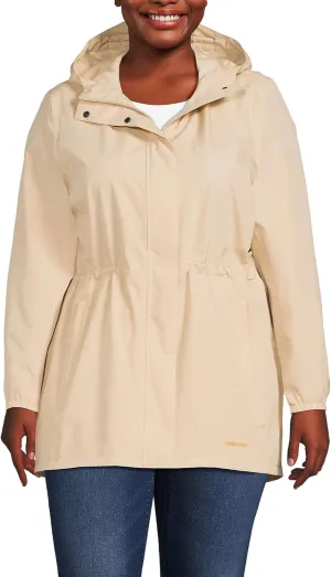 Lands' End Women's Squall Packable Waterproof Raincoat