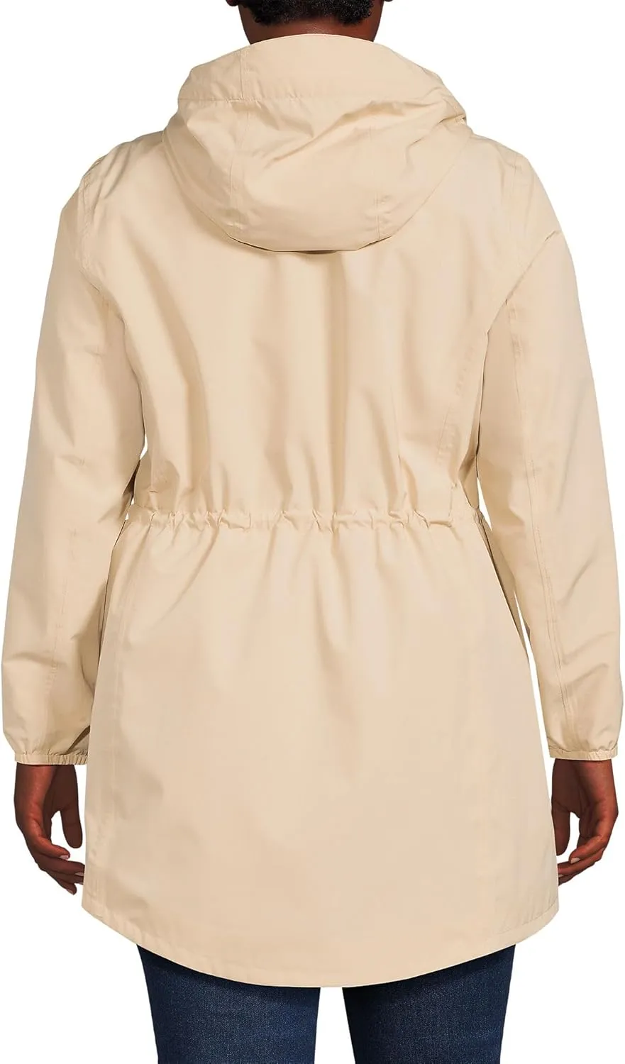 Lands' End Women's Squall Packable Waterproof Raincoat