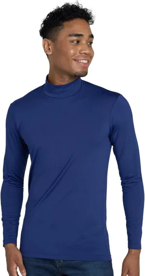 LAPASA Mens Thermal Underwear Top Fleece Mock Neck Long Sleeve Shirt Base Layer Undershirt Lightweight Midweight M102/M123