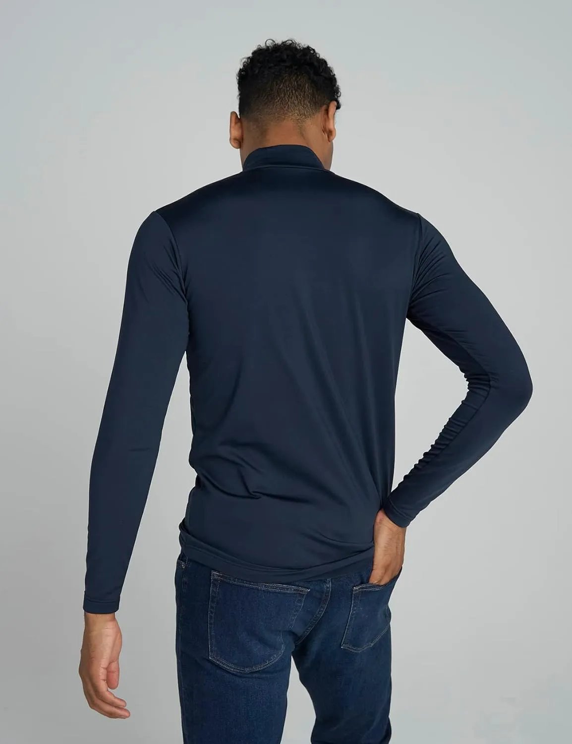 LAPASA Mens Thermal Underwear Top Fleece Mock Neck Long Sleeve Shirt Base Layer Undershirt Lightweight Midweight M102/M123