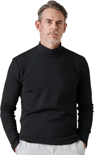 LAPASA Mens Thermal Underwear Top Fleece Mock Neck Long Sleeve Shirt Base Layer Undershirt Lightweight Midweight M102/M123