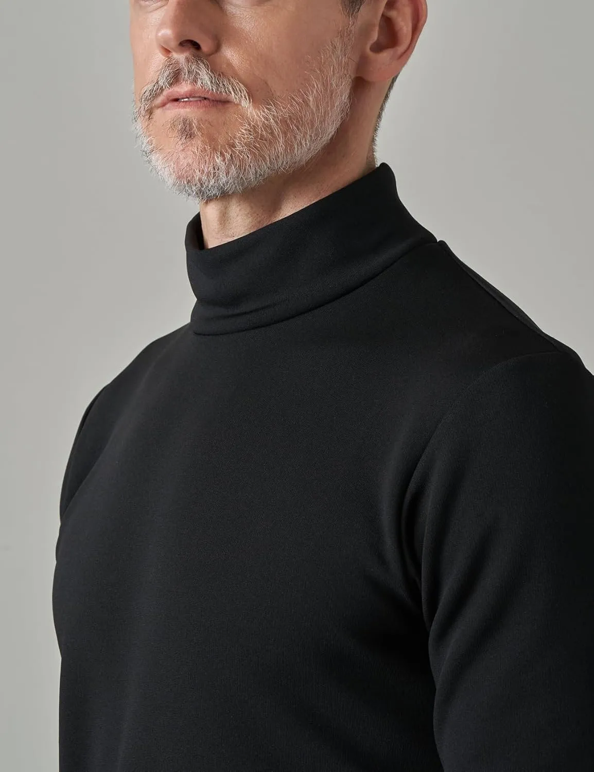 LAPASA Mens Thermal Underwear Top Fleece Mock Neck Long Sleeve Shirt Base Layer Undershirt Lightweight Midweight M102/M123