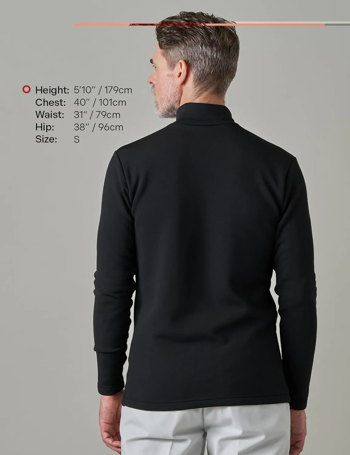 LAPASA Mens Thermal Underwear Top Fleece Mock Neck Long Sleeve Shirt Base Layer Undershirt Lightweight Midweight M102/M123